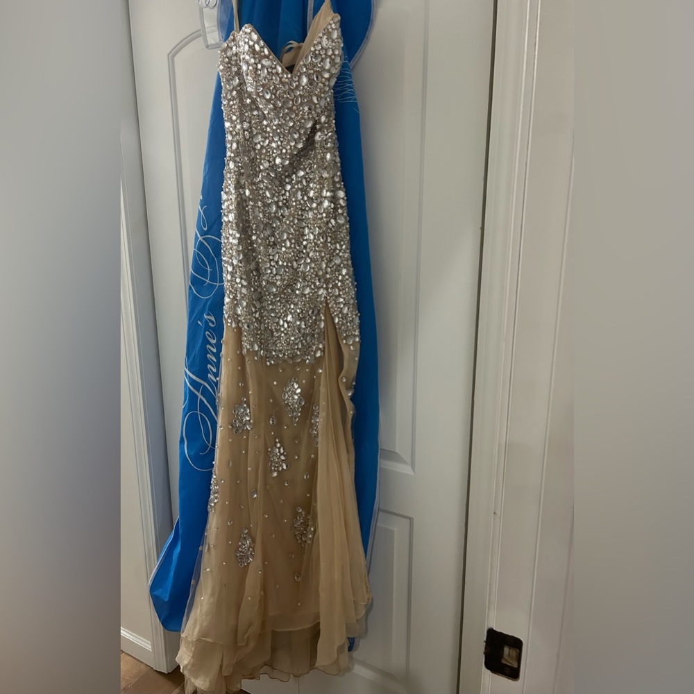 Prom Pageant Wedding Dress- Rhinestone Jovani